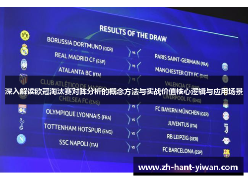 深入解读欧冠淘汰赛对阵分析的概念方法与实战价值核心逻辑与应用场景